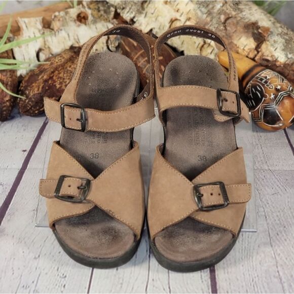 Mephisto Air-Relax Double Buckle Sandals - Picture 2 of 8